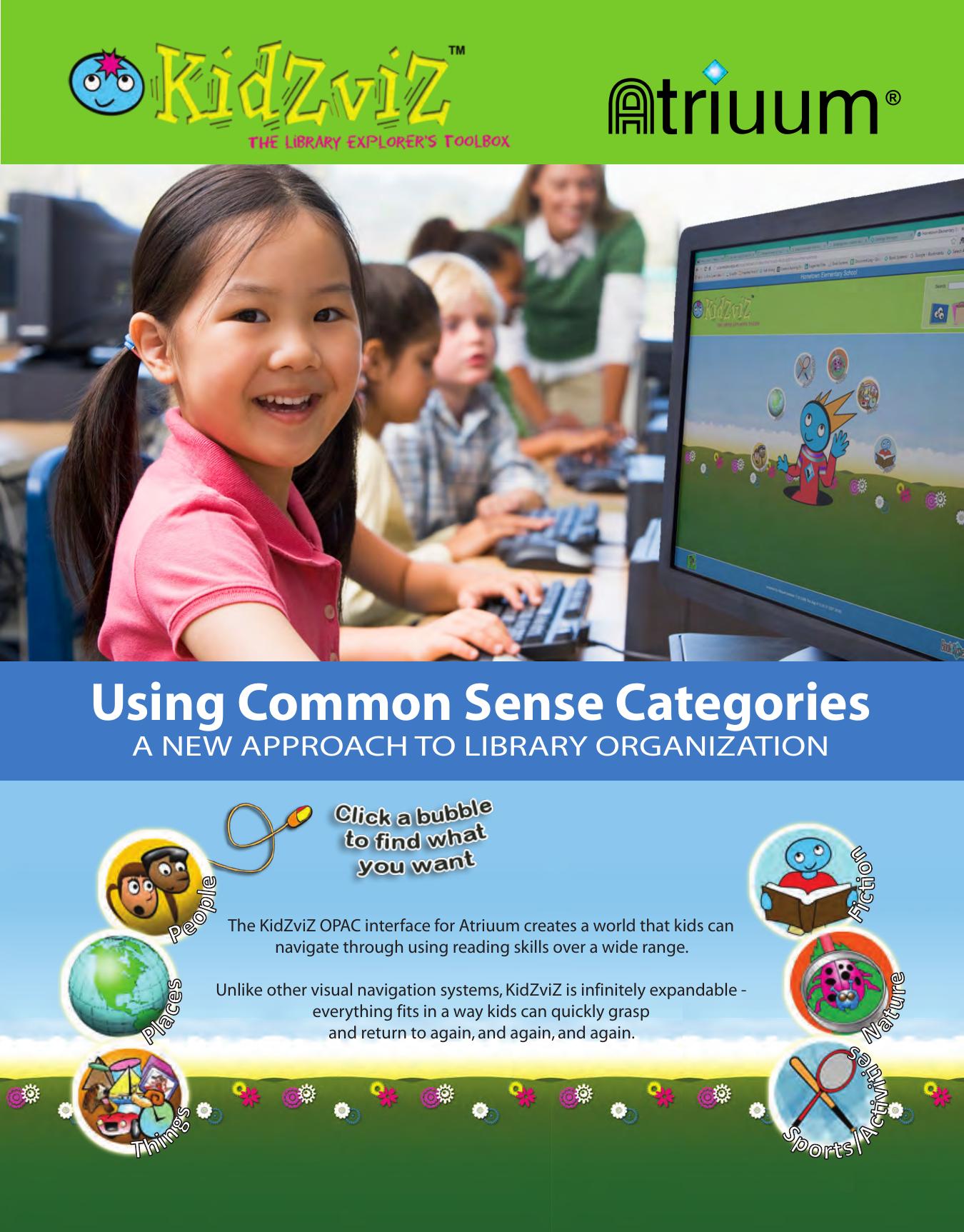 KidZviZ OPAC brochure