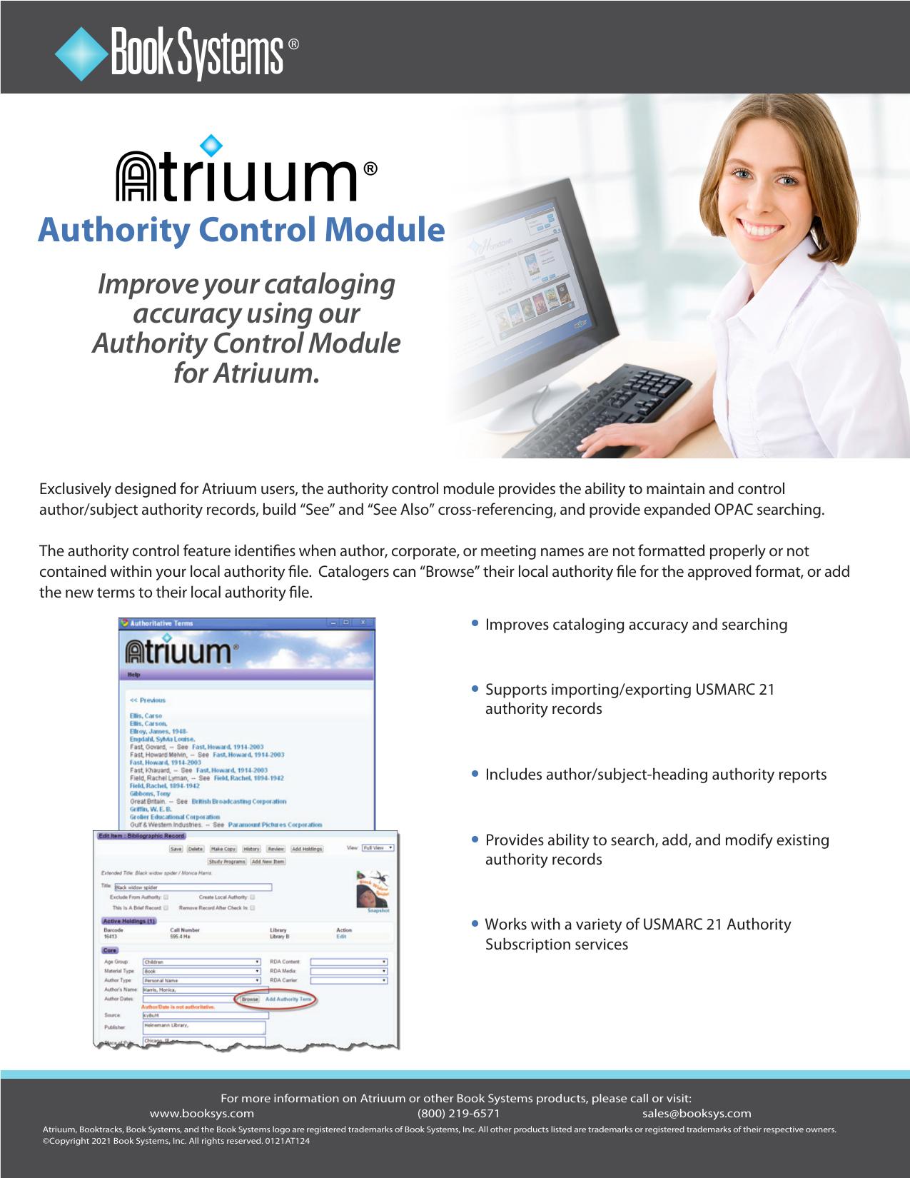 Authority Control brochure