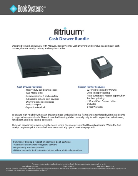 Cash Drawer Bundle brochure