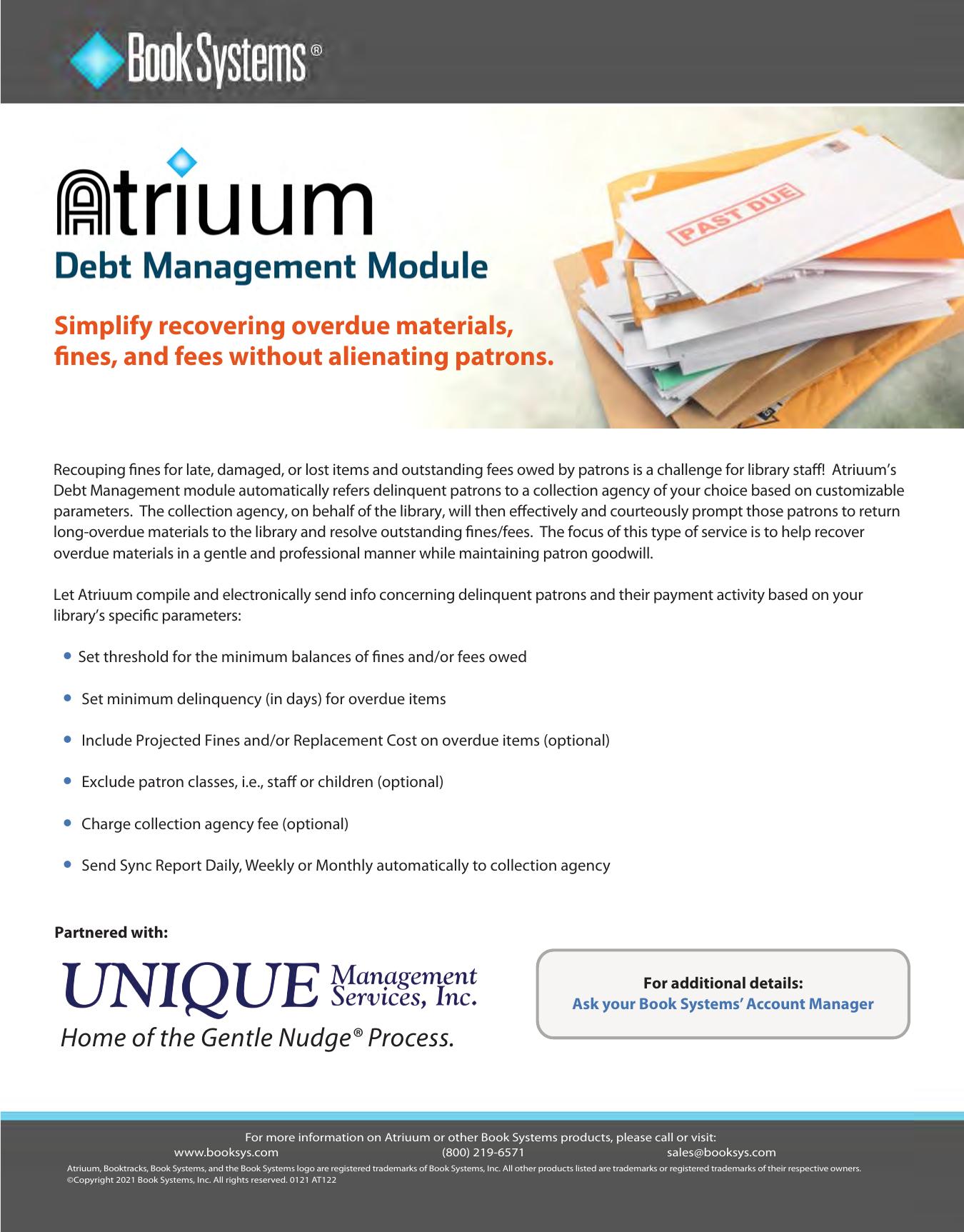 Debt Management brochure