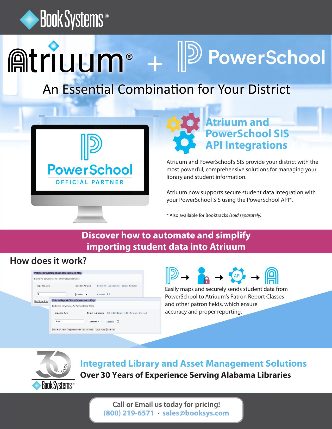 PowerSchool Integration brochure