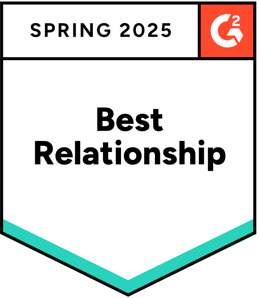 G2 Best Relationship Spring 2025